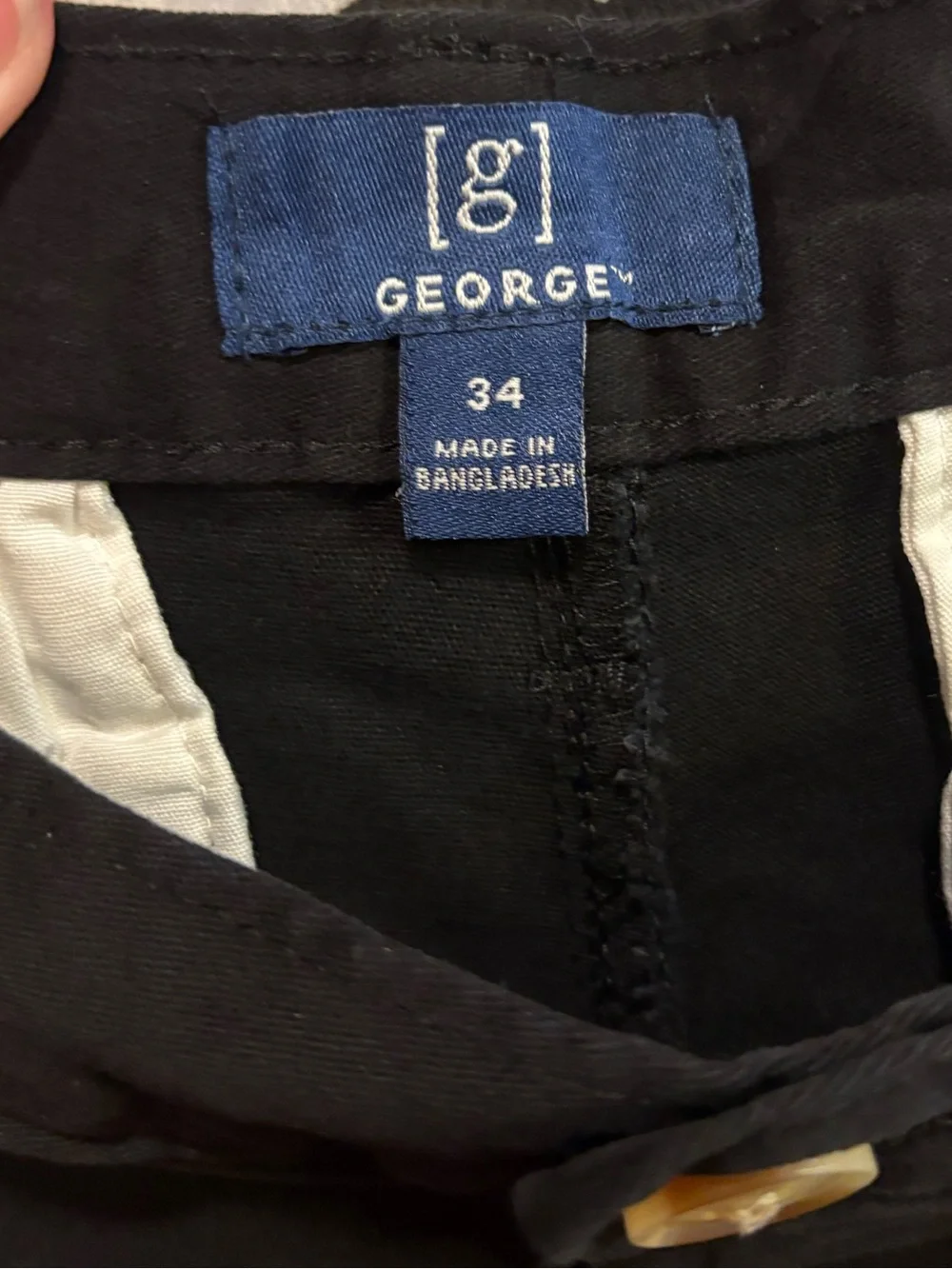 NWT *Bundle of 2 pairs* George men’s Flat Front Shorts 9” inseam sz 34
